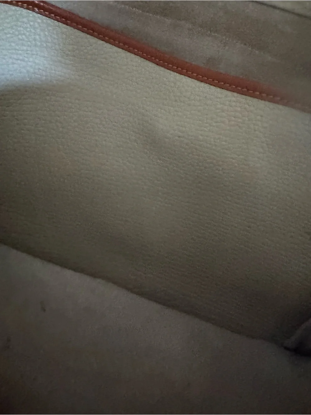 Vintage Dooney & Bourke All Weather Leather Crossbody Bag Cream Brown British Ta